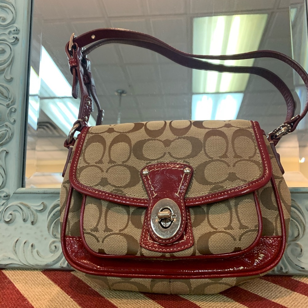 Rub Red Coach Purse